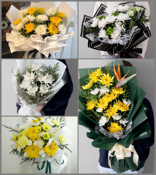 贵州黔南州贵定县白事花束代送